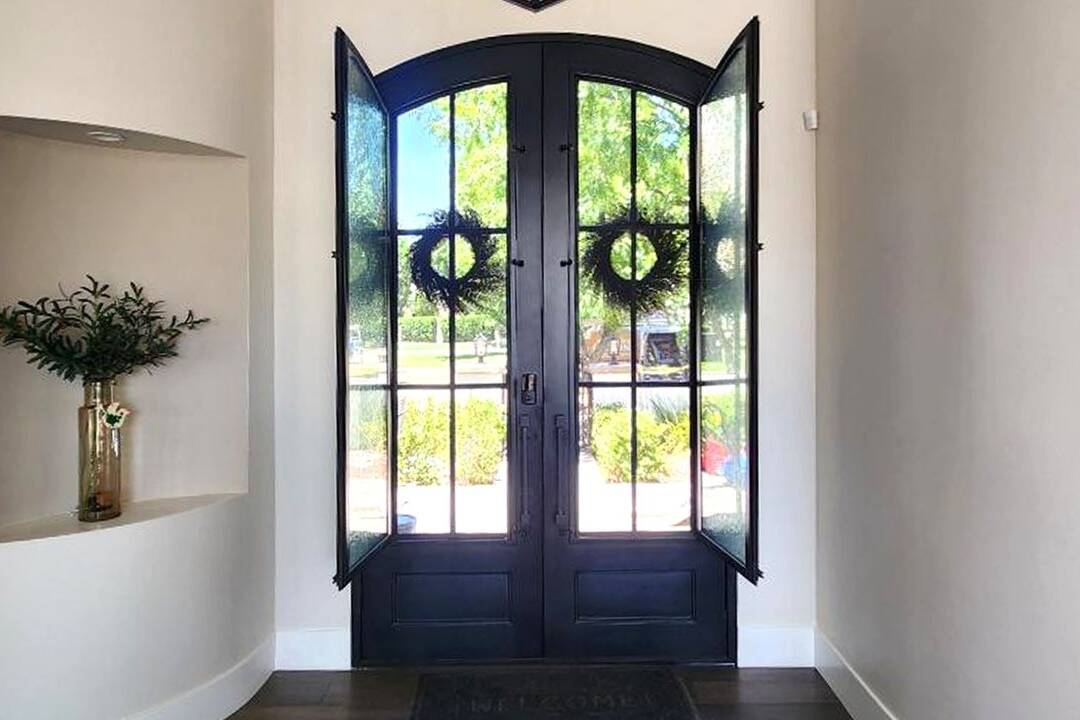 Double doors going outside of home